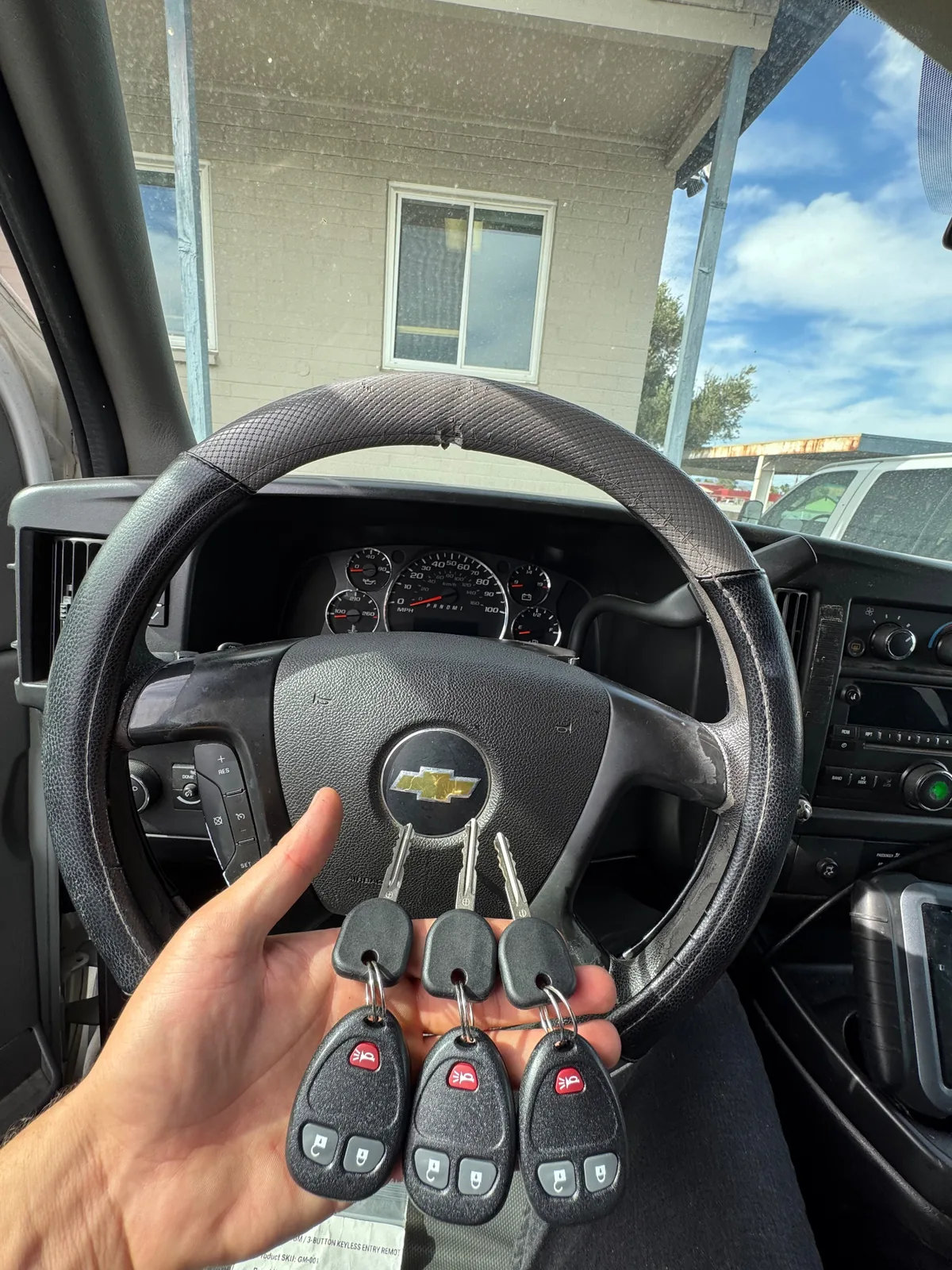 Transponder car key cut and programmed for a Chevrolet